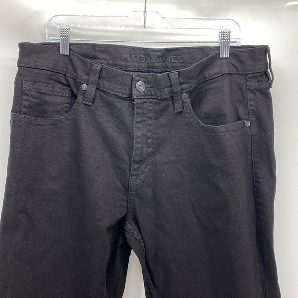 CODY JAMES BLACK NIGHT RIDER STRETCH STACKABLE STRAIGHT JEANS - Picture 2 of 8